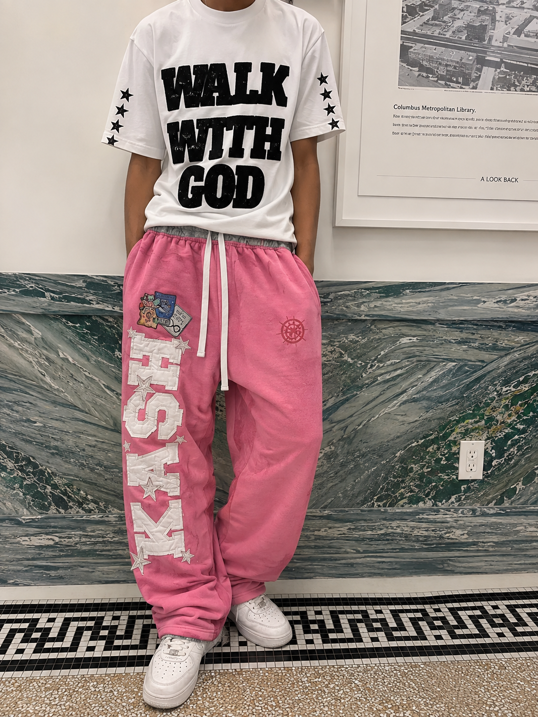 Walk By Faith paints Pink